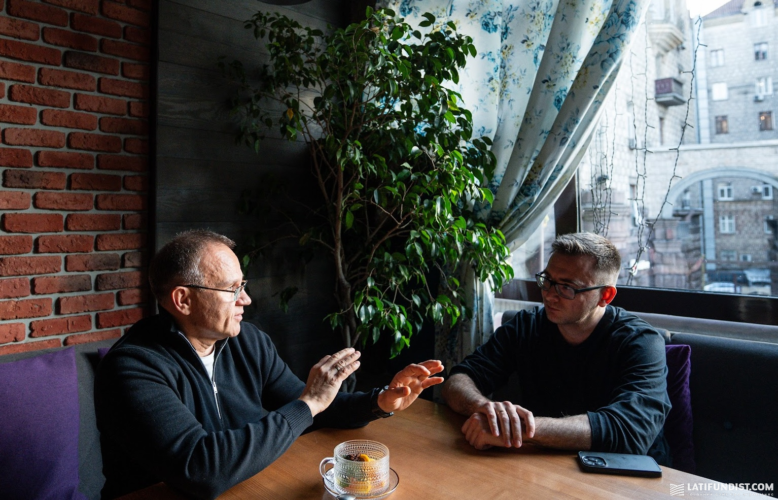 Геннадій Клименко, CEO «Транс Трейд Холдинг» та Костянтин Ткаченко, головний редактор Latifundist.com